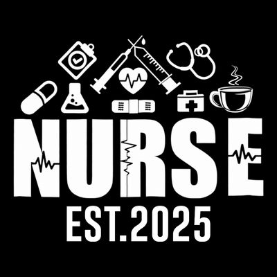 New Nurse Est 2025 Rn Nursing School Graduation Graduate Bsn T-Shirt