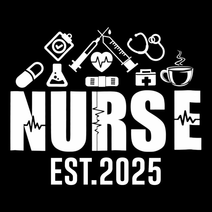 New Nurse Est 2025 Rn Nursing School Graduation Graduate Bsn Visor