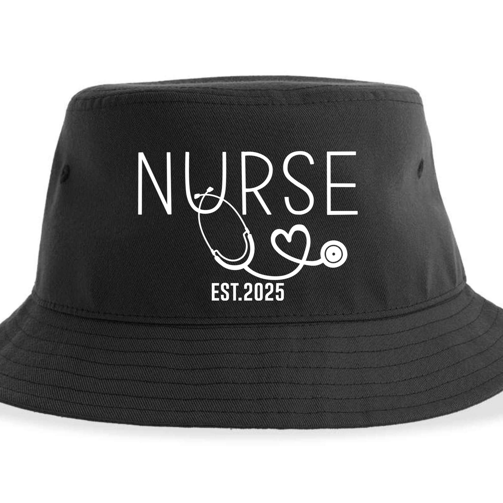 New Nurse Est 2025 Rn Nursing School Graduation Graduate Bsn Sustainable Bucket Hat