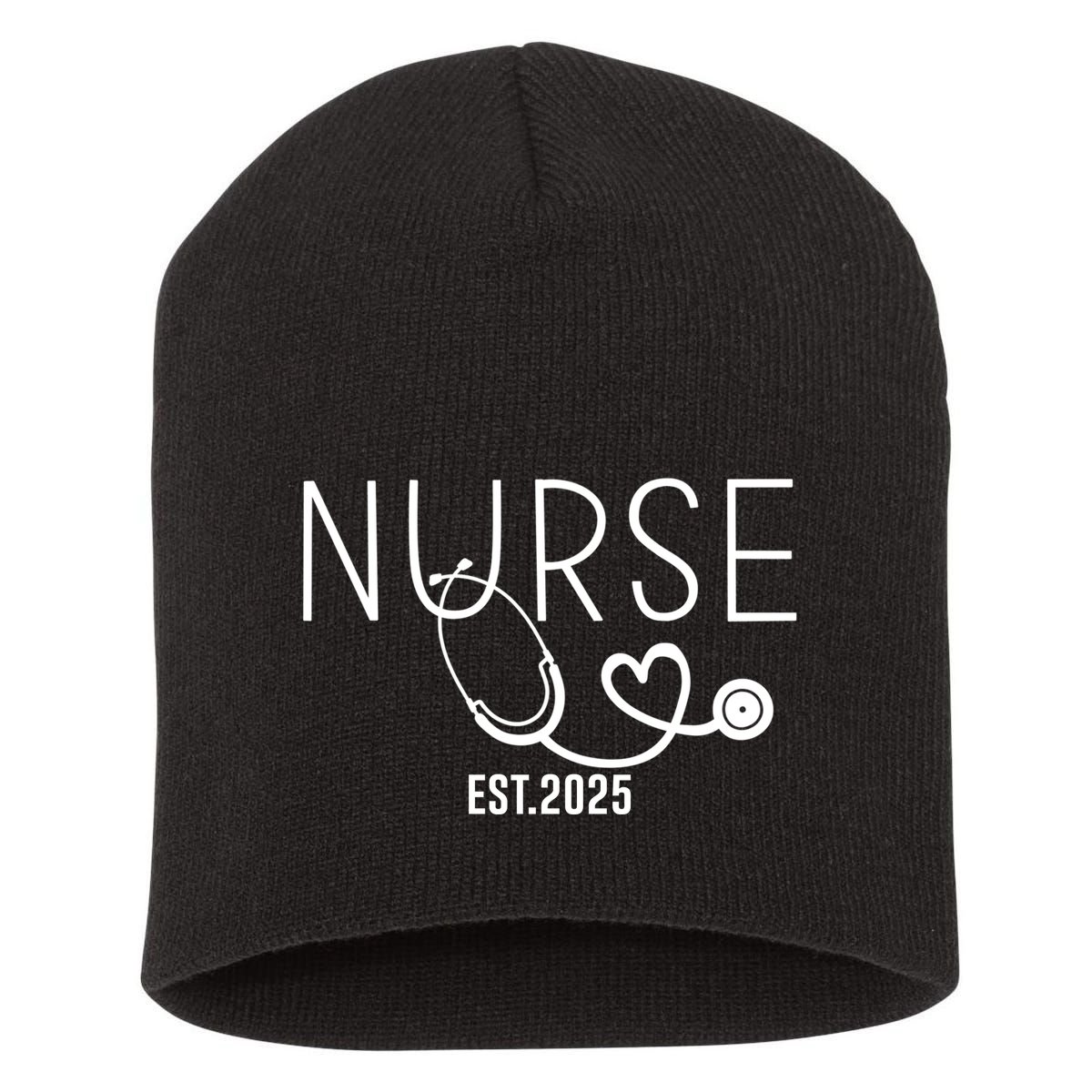 New Nurse Est 2025 Rn Nursing School Graduation Graduate Bsn Short Acrylic Beanie