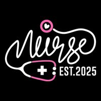New Nurse Est 2025 Rn Nursing School Graduation Graduate Bsn Hoodie