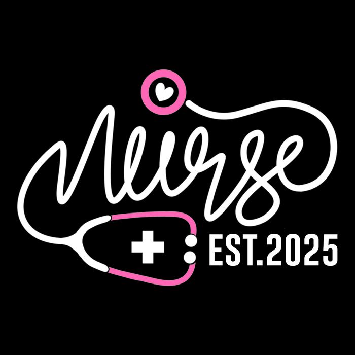 New Nurse Est 2025 Rn Nursing School Graduation Graduate Bsn Hoodie