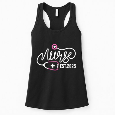 New Nurse Est 2025 Rn Nursing School Graduation Graduate Bsn Womens Tank Top