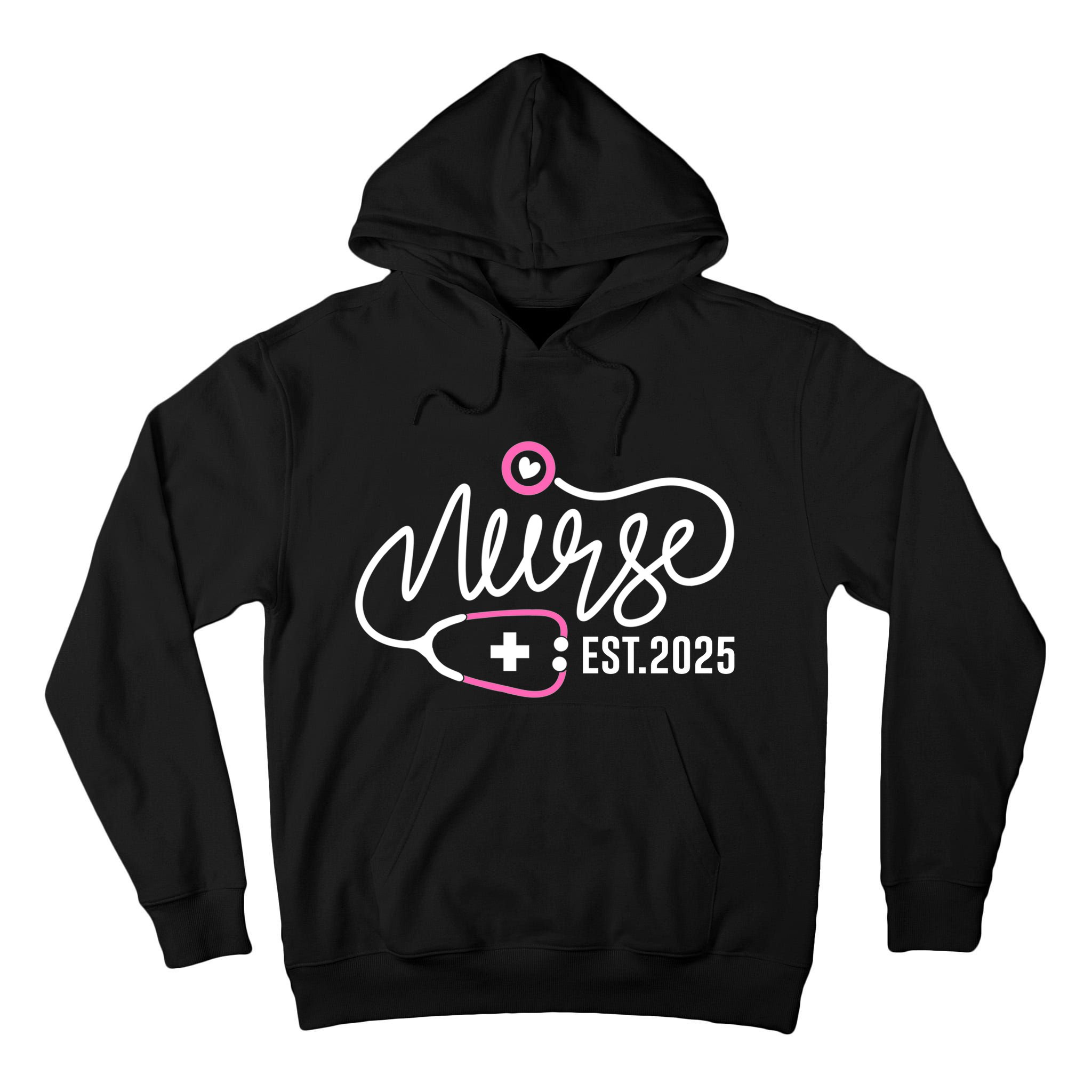 New Nurse Est 2025 Rn Nursing School Graduation Graduate Bsn Tall Hoodie