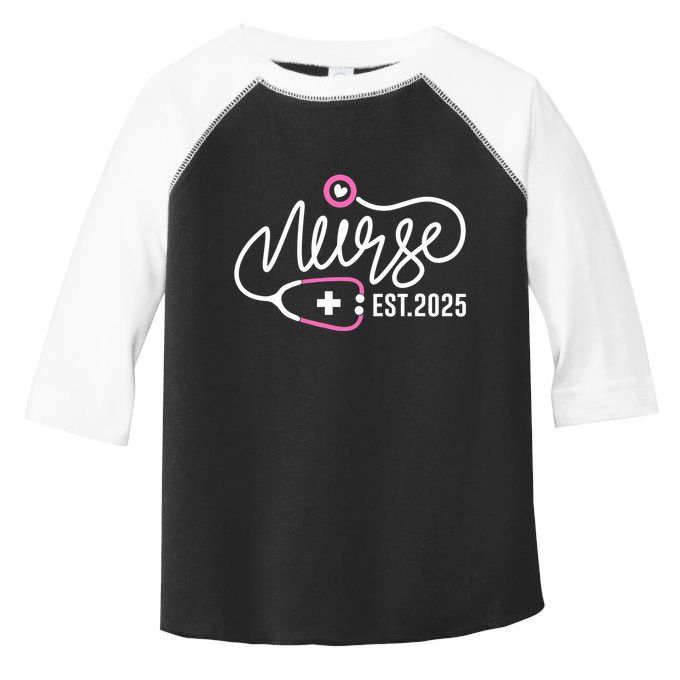 New Nurse Est 2025 Rn Nursing School Graduation Graduate Bsn Toddler Fine Jersey T-Shirt