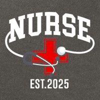 New Nurse Est 2025 Rn Nursing School Graduation Graduate Bsn Cotton Canvas Backpack