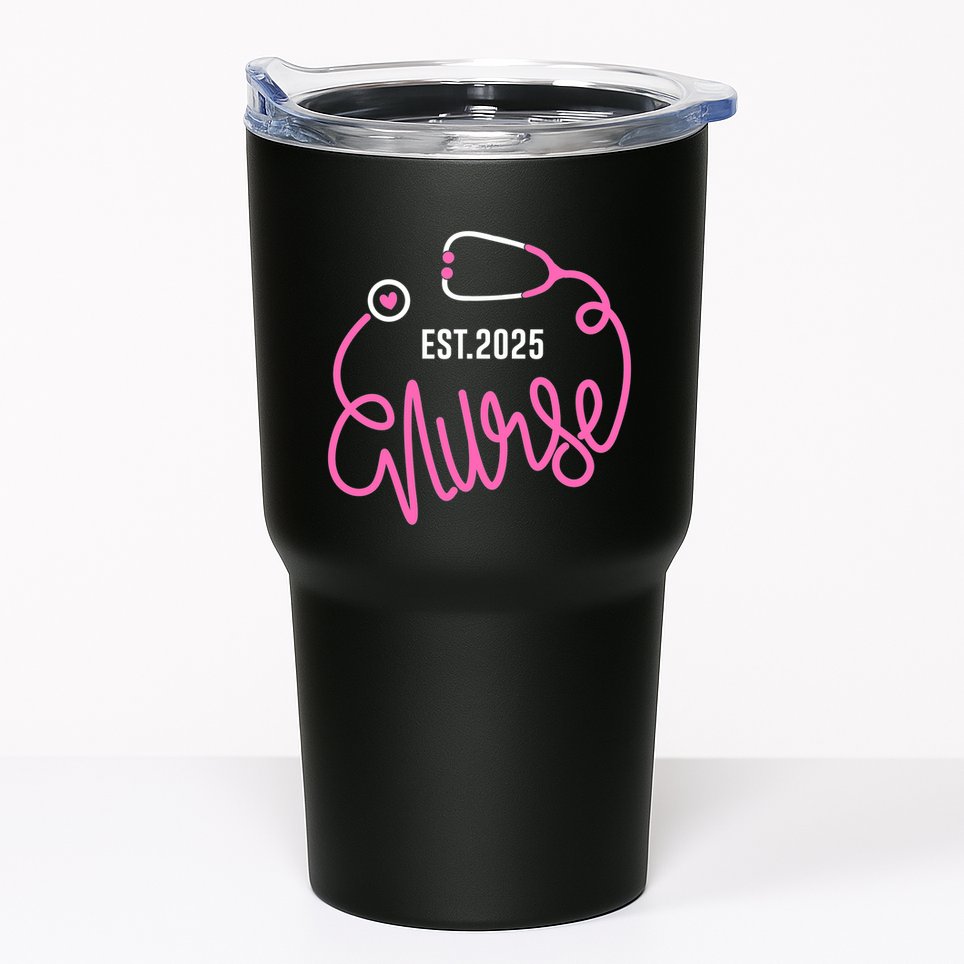 New Nurse Est 2025 Rn Nursing School Graduation Graduate Bsn Tumbler