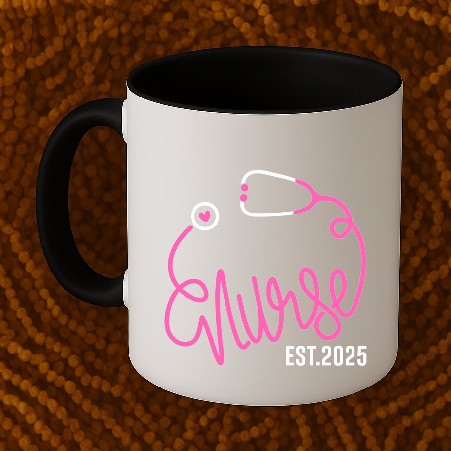 New Nurse Est 2025 Rn Nursing School Graduation Graduate Bsn Mug