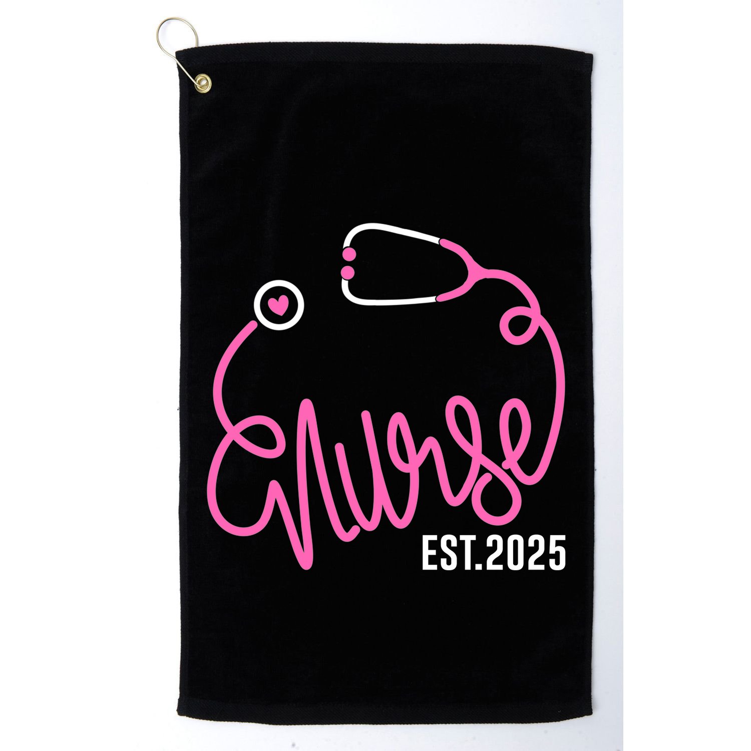 New Nurse Est 2025 Rn Nursing School Graduation Graduate Bsn Golf Towel