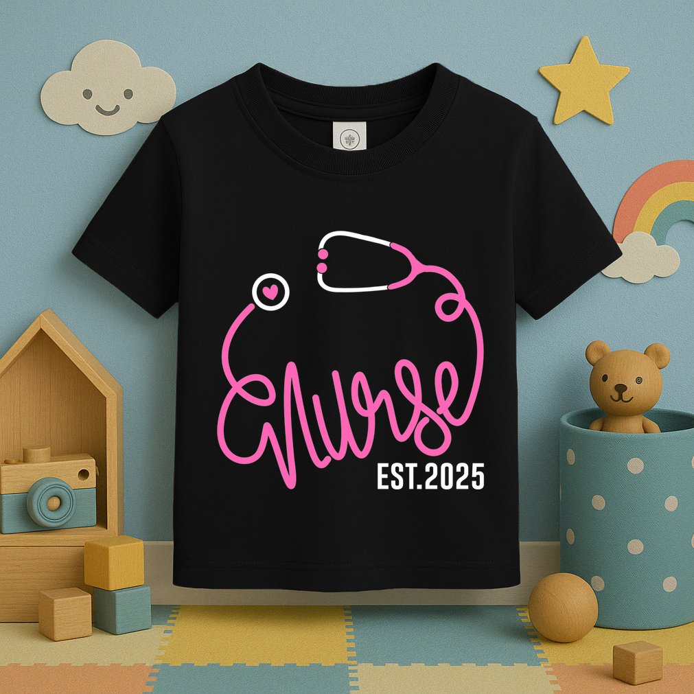 New Nurse Est 2025 Rn Nursing School Graduation Graduate Bsn Toddler T-Shirt