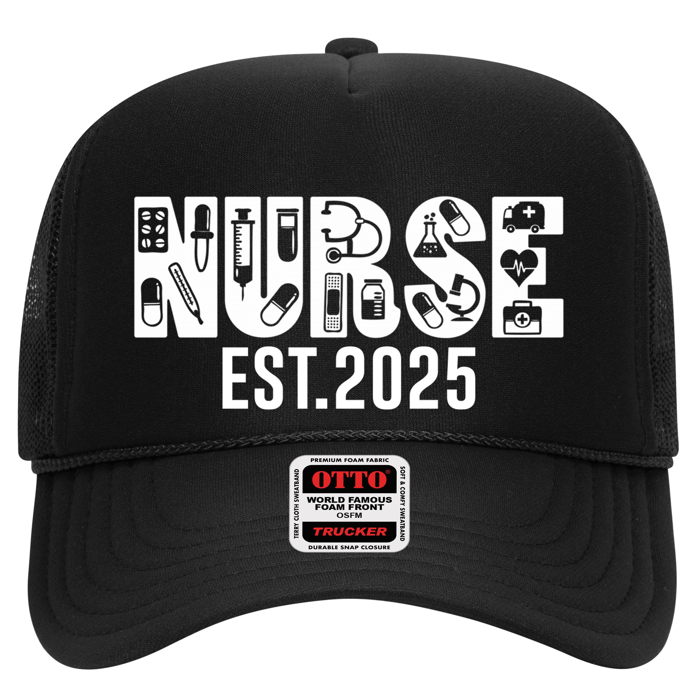 New Nurse Est 2025 Rn Nursing School Graduation Graduate Bsn Hat