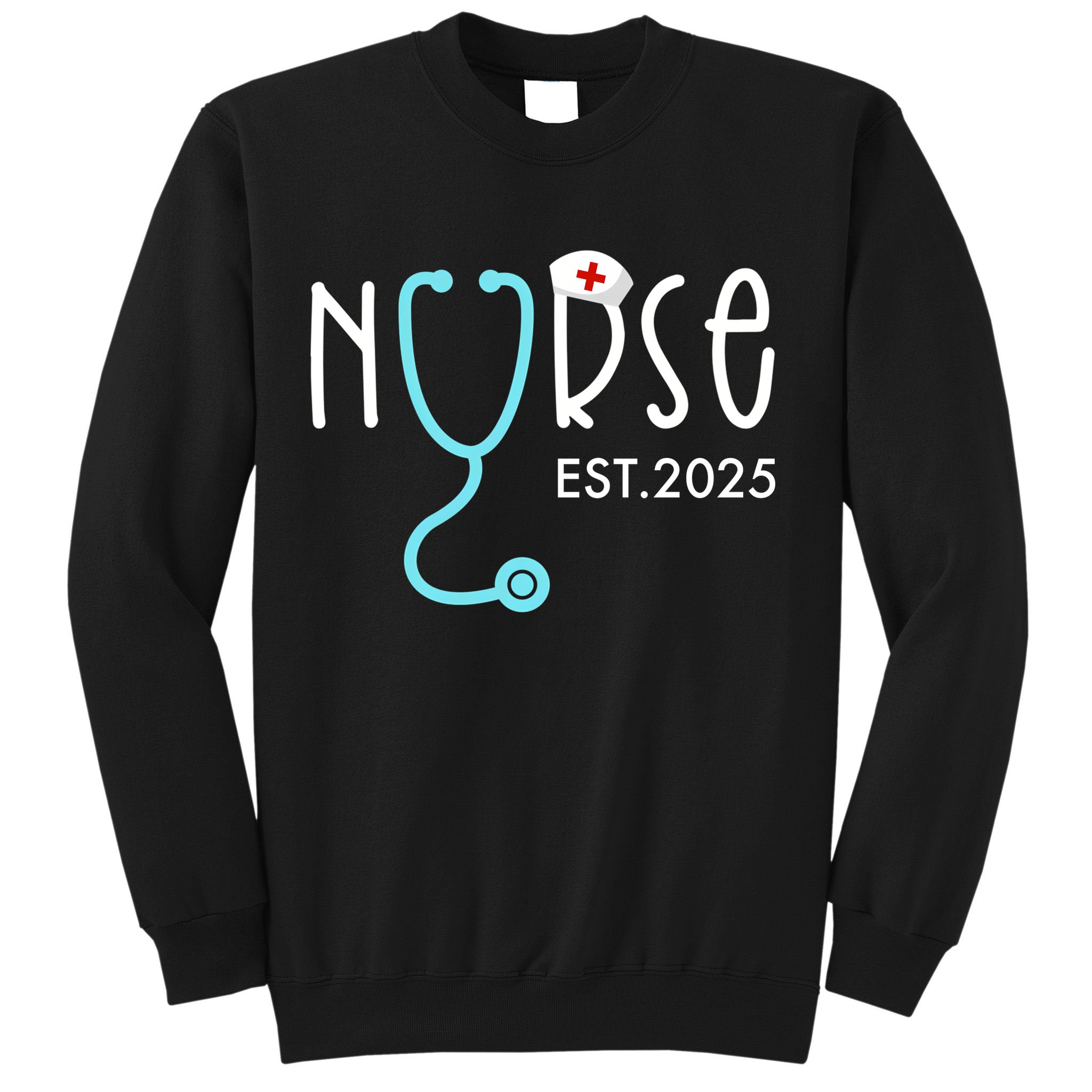 New Nurse Est 2025 Sweatshirt
