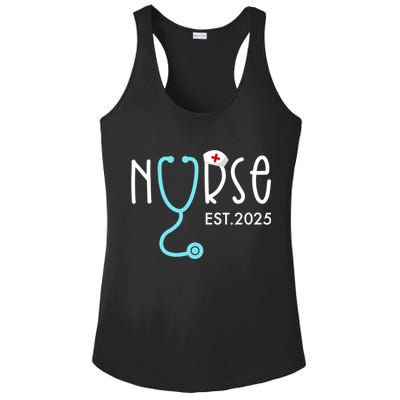 New Nurse Est 2025 Ladies PosiCharge Competitor Racerback Tank