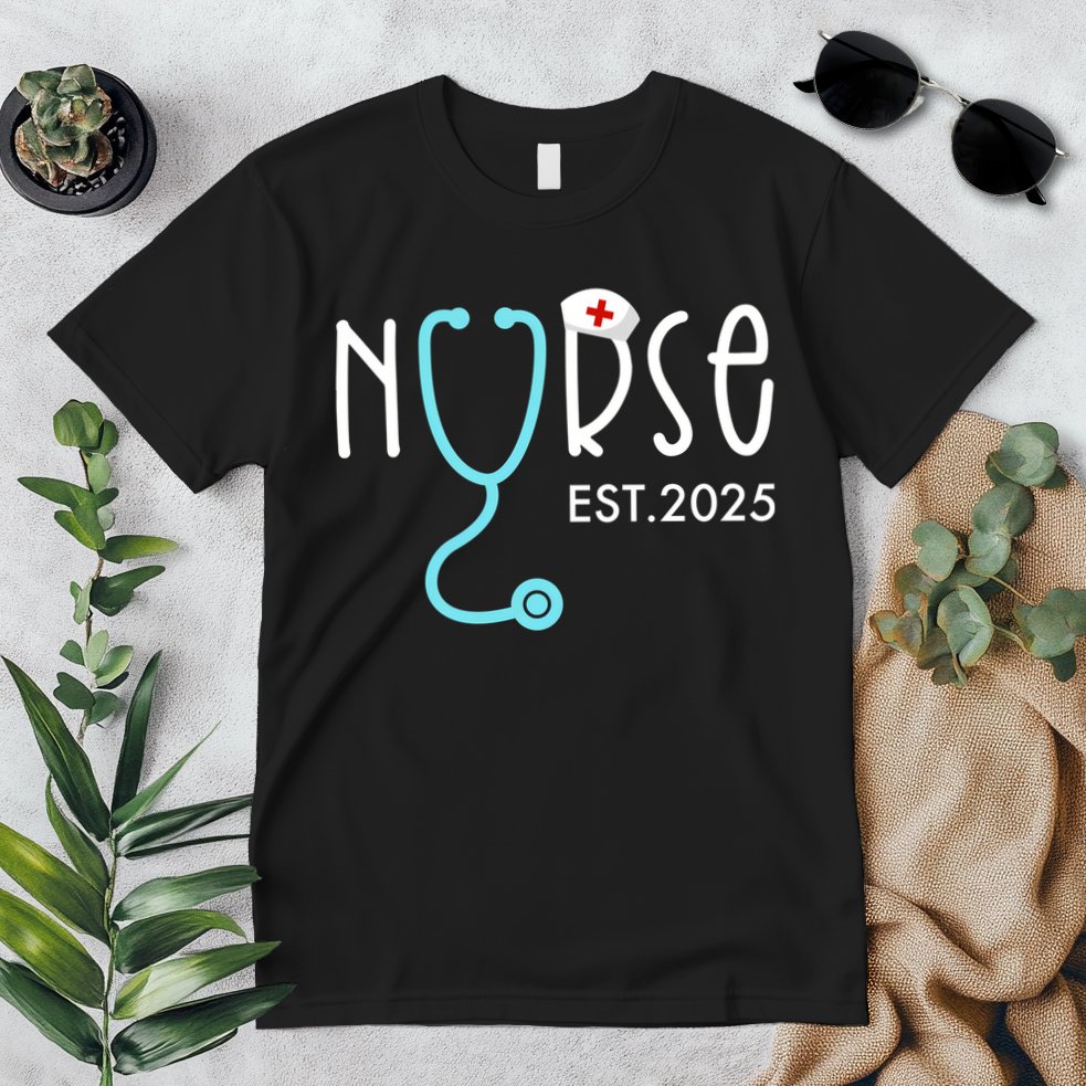 New Nurse Est 2025 Premium T-Shirt