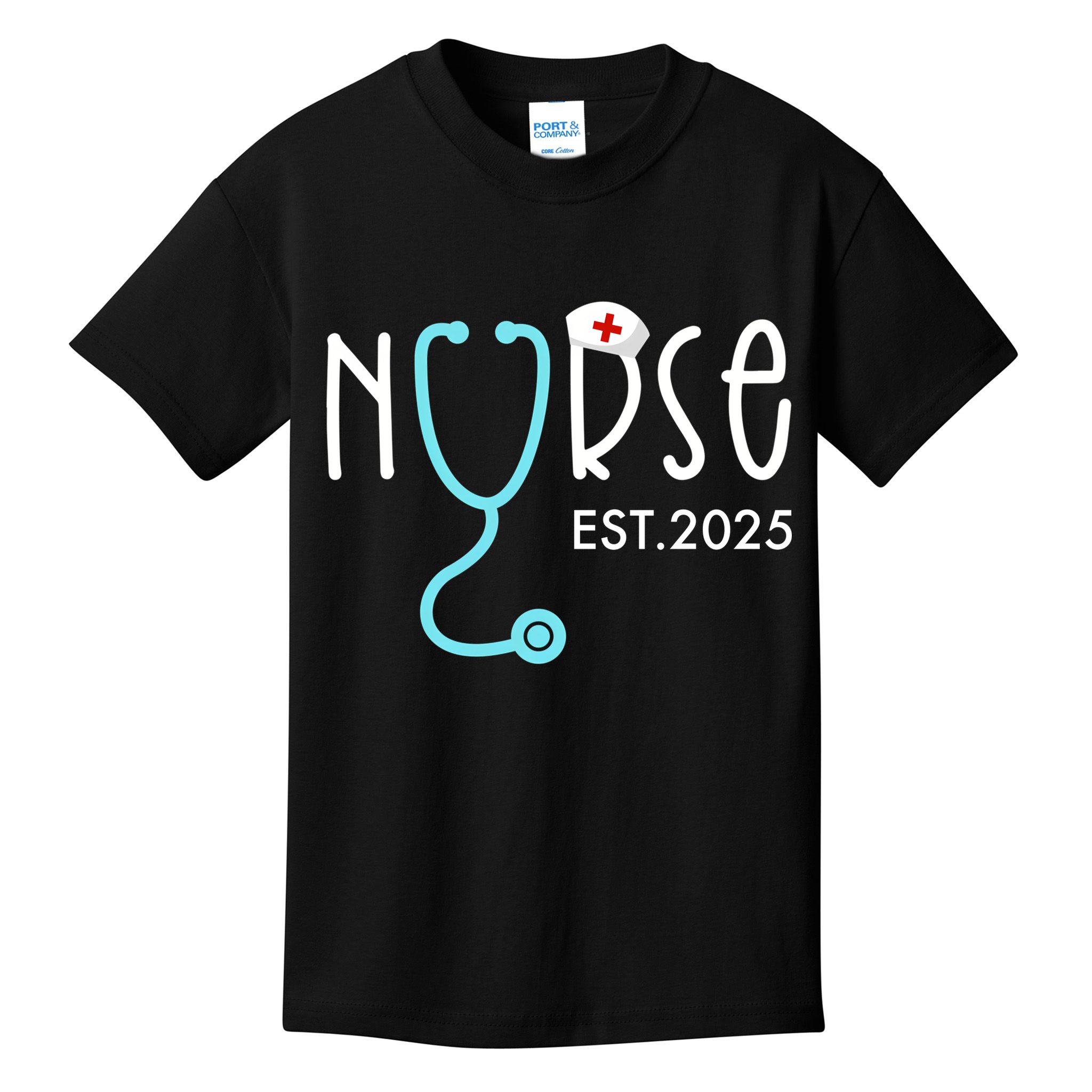 New Nurse Est 2025 Kids T-Shirt