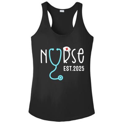 New Nurse Est 2025 Ladies PosiCharge Competitor Racerback Tank