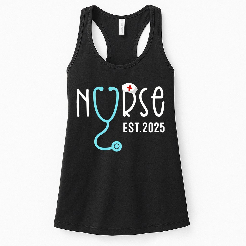 New Nurse Est 2025 Womens Tank Top