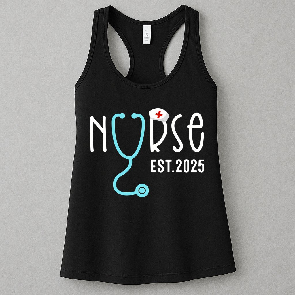 New Nurse Est 2025 Womens Tank Top