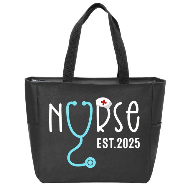 New Nurse Est 2025 Zip Tote Bag