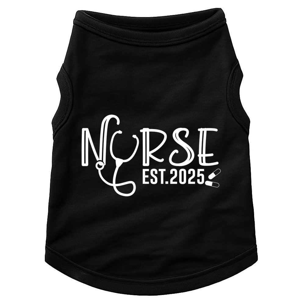 New Nurse Est 2025 Rn Nursing School Graduation Graduate Bsn Doggie Tank
