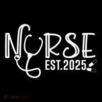 New Nurse Est 2025 Rn Nursing School Graduation Graduate Bsn Tall T-Shirt