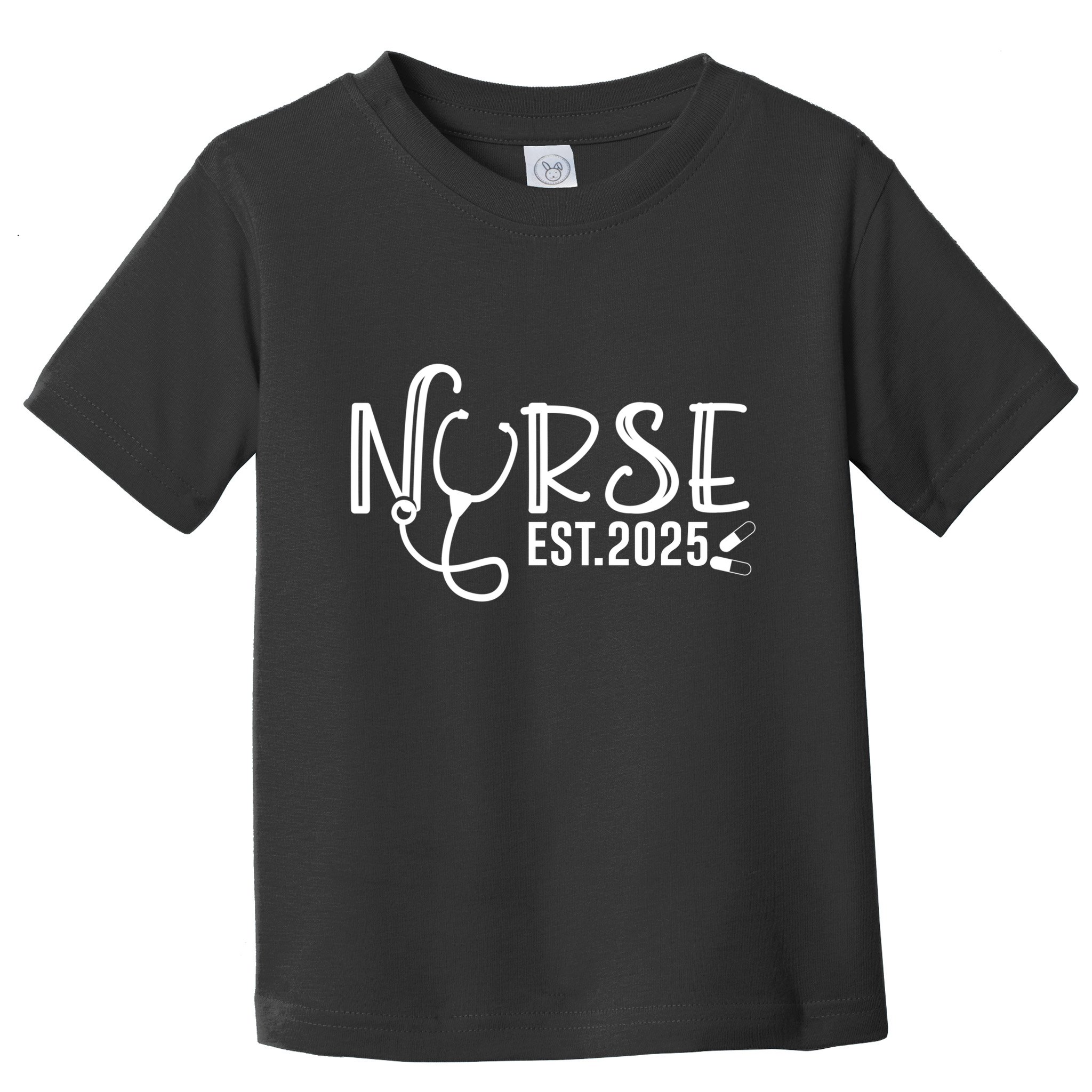 New Nurse Est 2025 Rn Nursing School Graduation Graduate Bsn Toddler T-Shirt