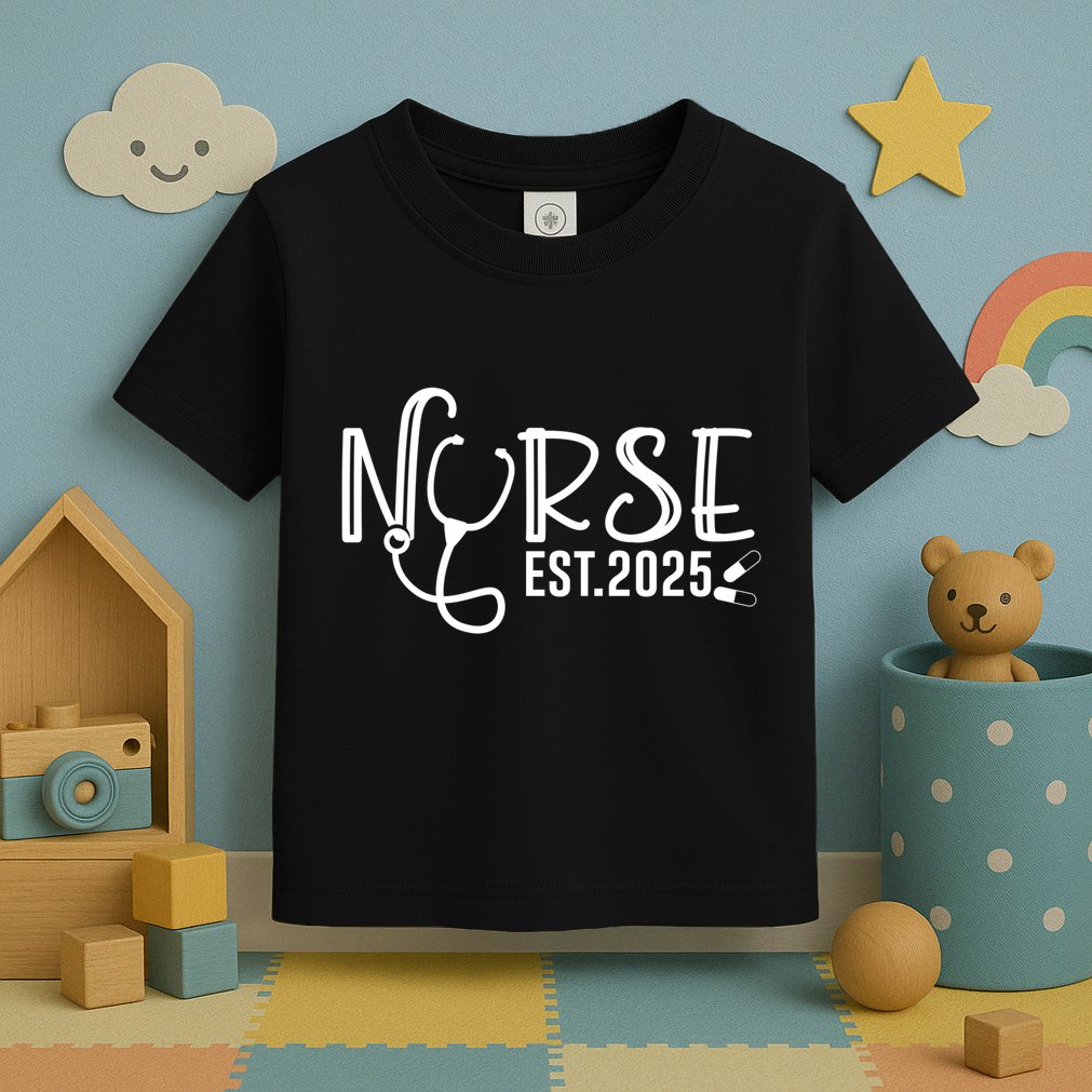 New Nurse Est 2025 Rn Nursing School Graduation Graduate Bsn Toddler T-Shirt