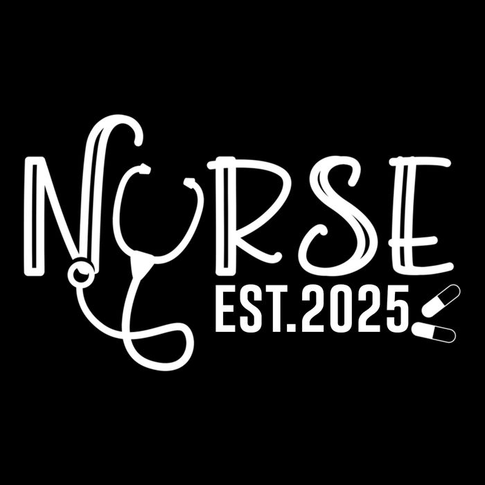New Nurse Est 2025 Rn Nursing School Graduation Graduate Bsn Toddler T-Shirt