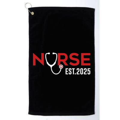 New Nurse Est 2025 Rn Nursing School Graduation Graduate Bsn Golf Towel