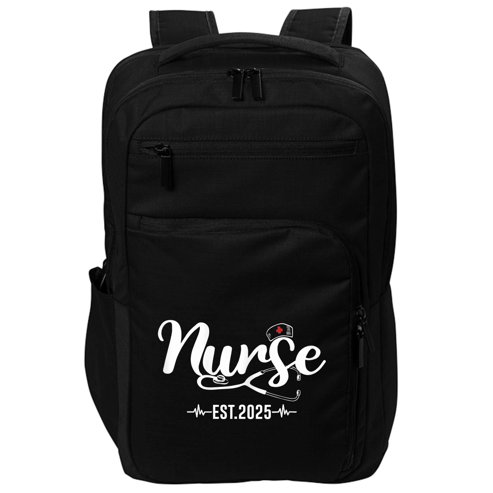 New Nurse Est 2025 Rn Nursing School Graduation Graduate Bsn Impact Tech Backpack