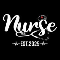 New Nurse Est 2025 Rn Nursing School Graduation Graduate Bsn Flat Bill Trucker Hat