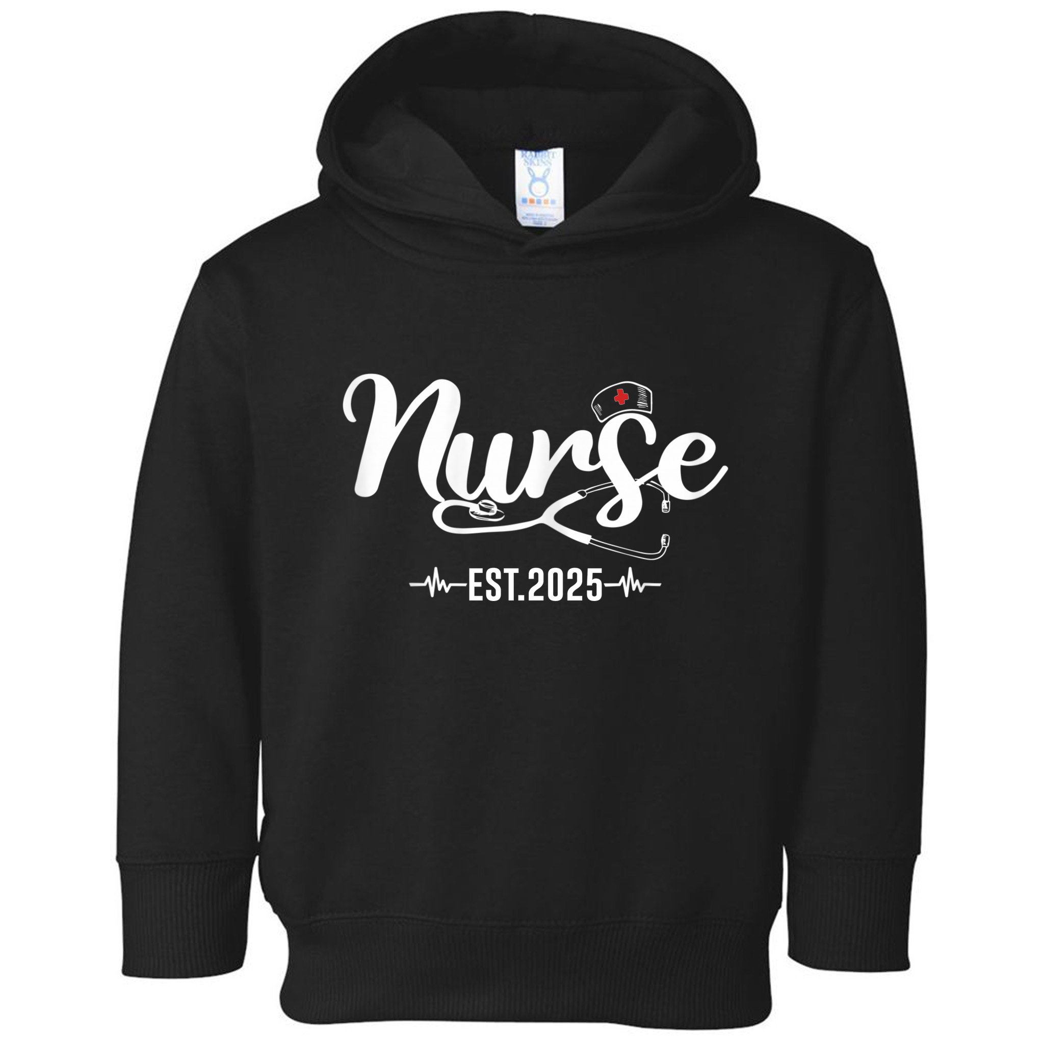 New Nurse Est 2025 Rn Nursing School Graduation Graduate Bsn Toddler Hoodie