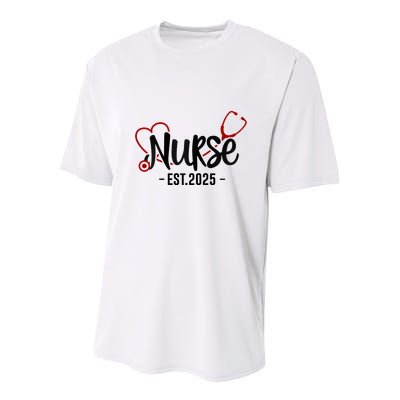 New Nurse Est 2025 Rn Nursing School Graduation Graduate Bsn Youth Performance Sprint T-Shirt