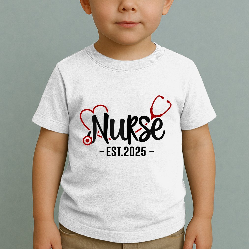 New Nurse Est 2025 Rn Nursing School Graduation Graduate Bsn Toddler T-Shirt