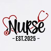 New Nurse Est 2025 Rn Nursing School Graduation Graduate Bsn Toddler T-Shirt