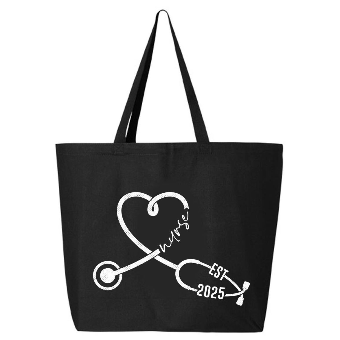 New Nurse Est 2025 Rn Nursing School Graduation Graduate Bsn 25L Jumbo Tote