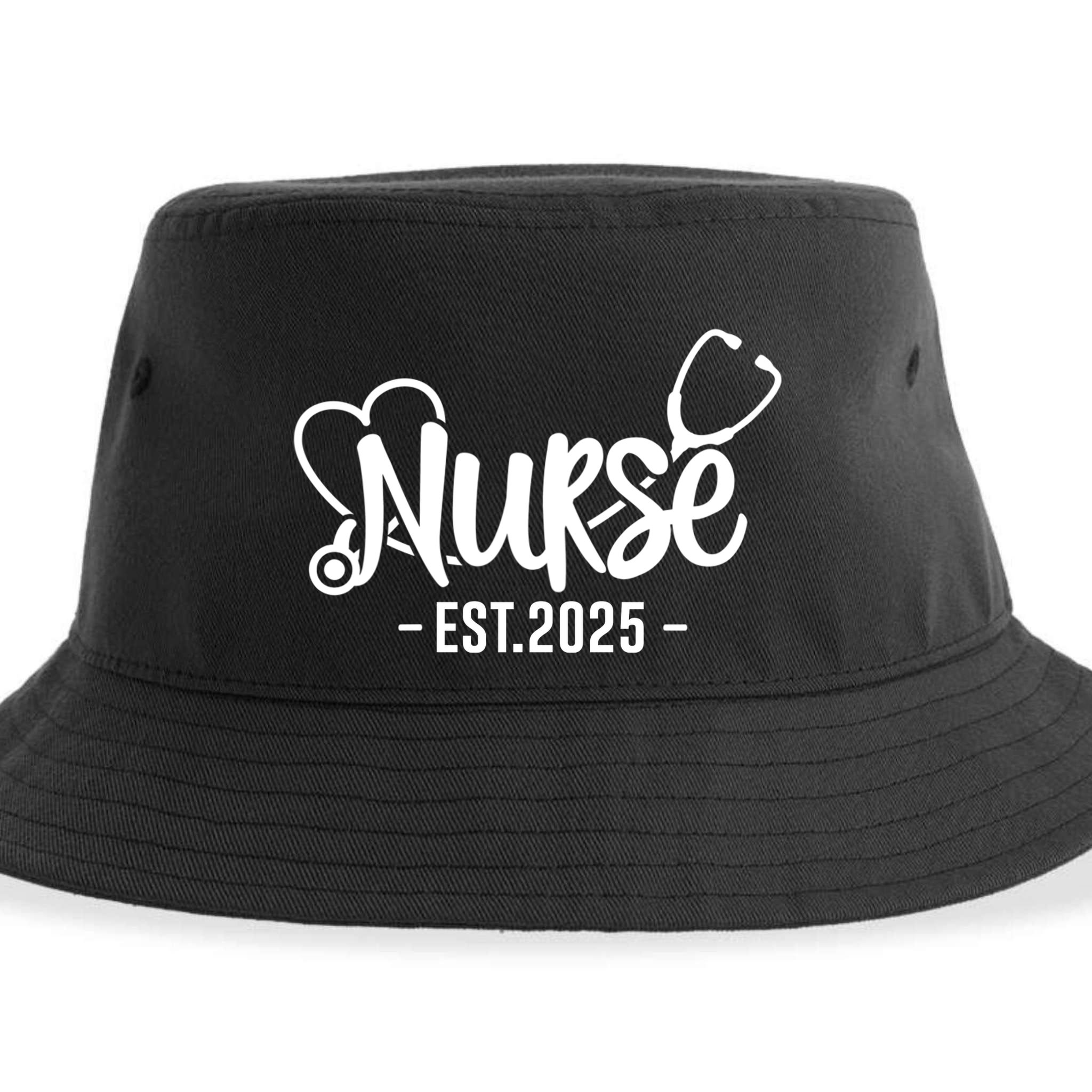 New Nurse Est 2025 Rn Nursing School Graduation Graduate Bsn Sustainable Bucket Hat