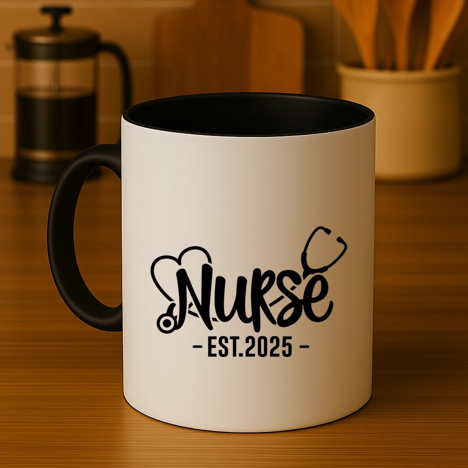New Nurse Est 2025 Rn Nursing School Graduation Graduate Bsn Mug