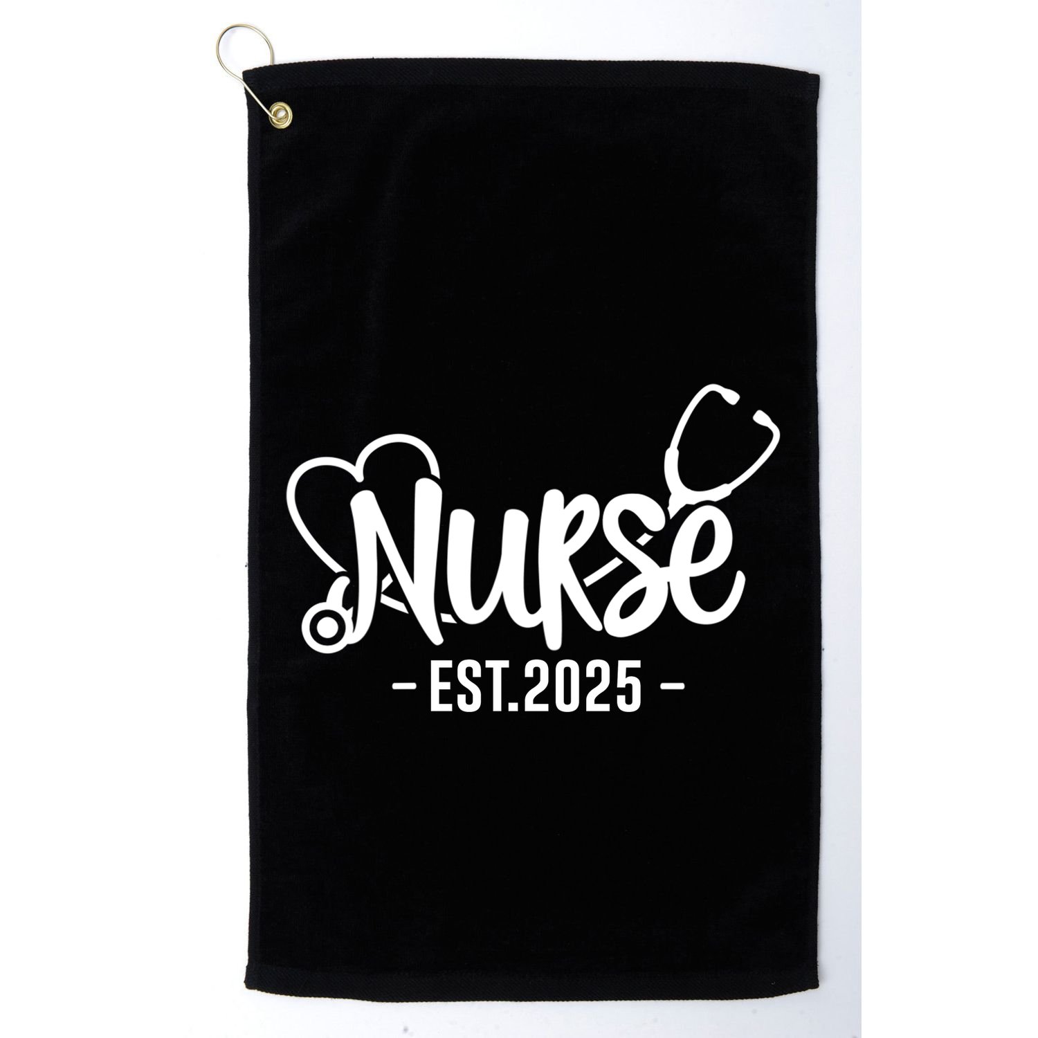 New Nurse Est 2025 Rn Nursing School Graduation Graduate Bsn Golf Towel