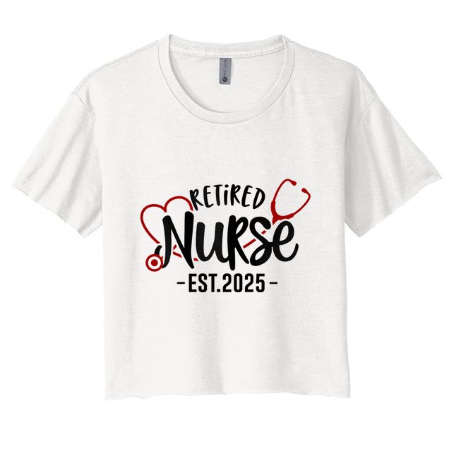 New Nurse Est 2025 Rn Nursing School Graduation Graduate Bsn Crop Top