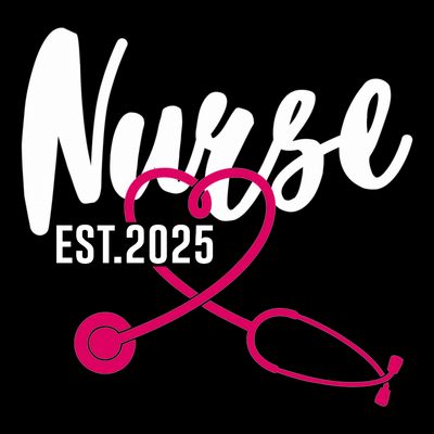New Nurse Est 2025 Rn Nursing School Graduation Graduate Bsn T-Shirt