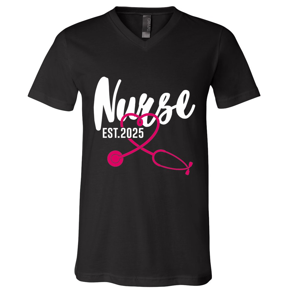 New Nurse Est 2025 Rn Nursing School Graduation Graduate Bsn V-Neck T-Shirt
