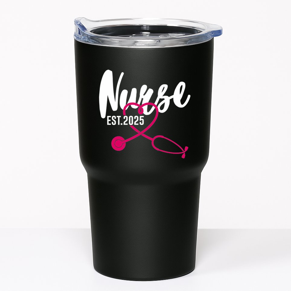 New Nurse Est 2025 Rn Nursing School Graduation Graduate Bsn Tumbler