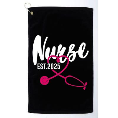 New Nurse Est 2025 Rn Nursing School Graduation Graduate Bsn Golf Towel