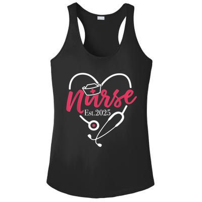 New Nurse Est 2025 Ladies PosiCharge Competitor Racerback Tank