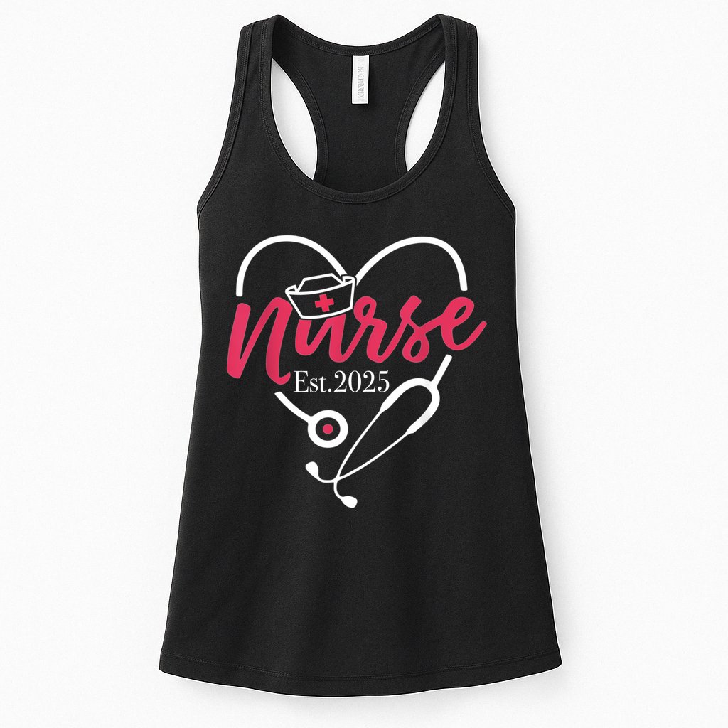 New Nurse Est 2025 Womens Tank Top