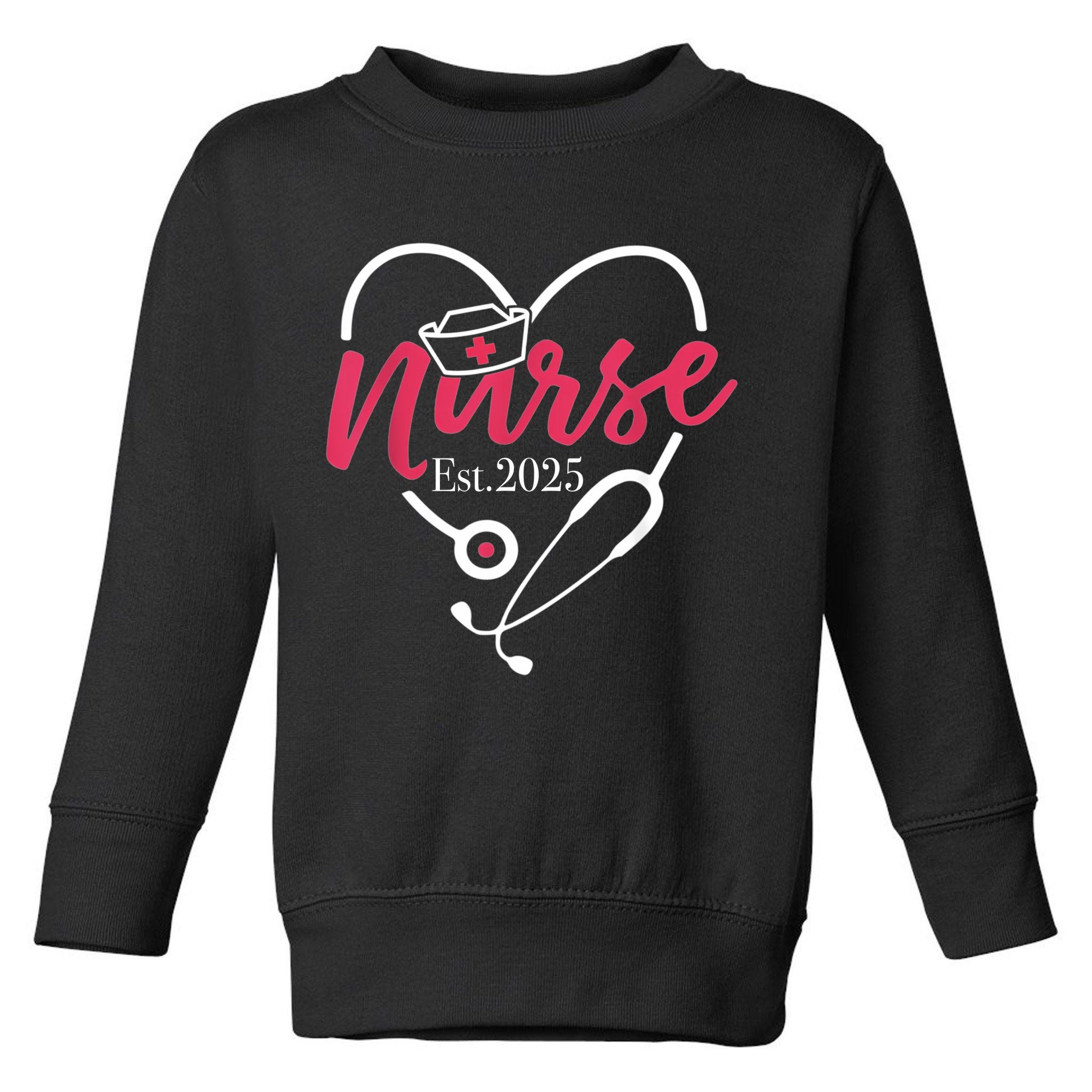 New Nurse Est 2025 Toddler Sweatshirt