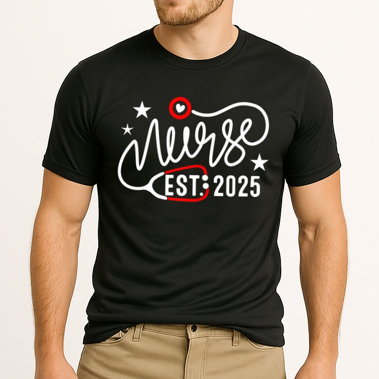 New Nurse Est 2025 Cooling Performance Crew T-Shirt