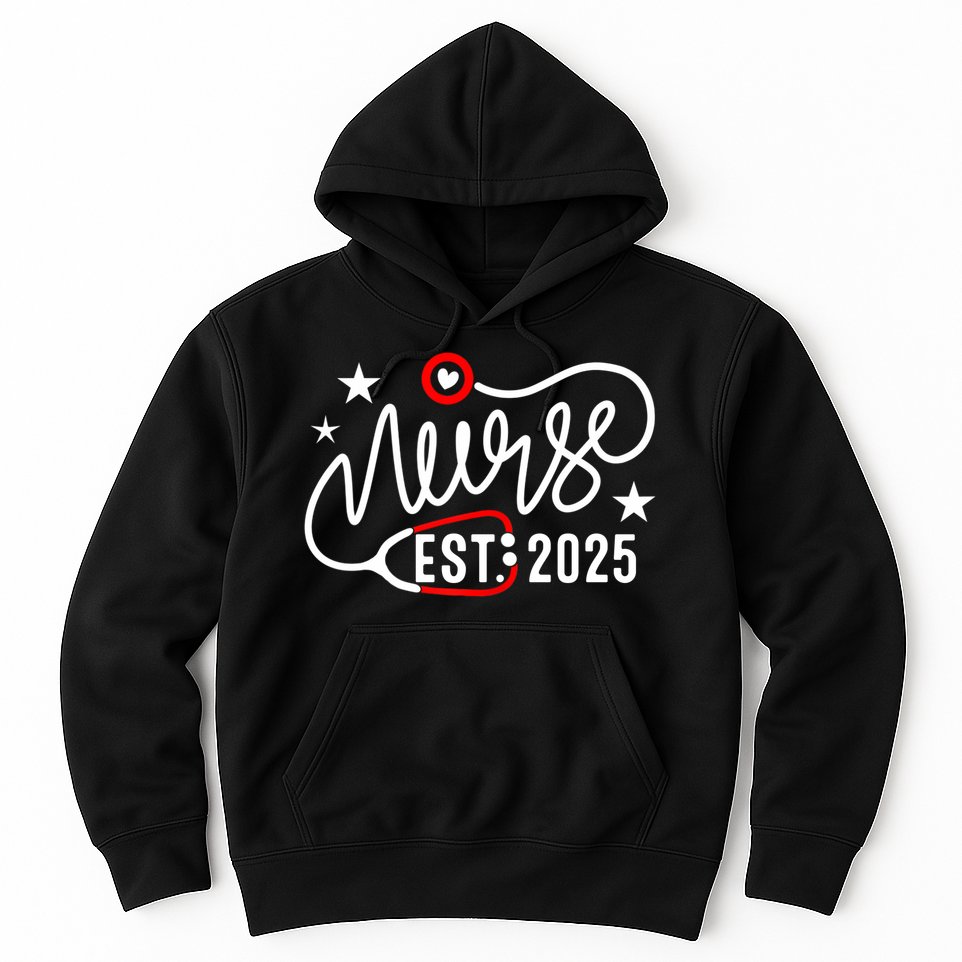 New Nurse Est 2025 Hoodie