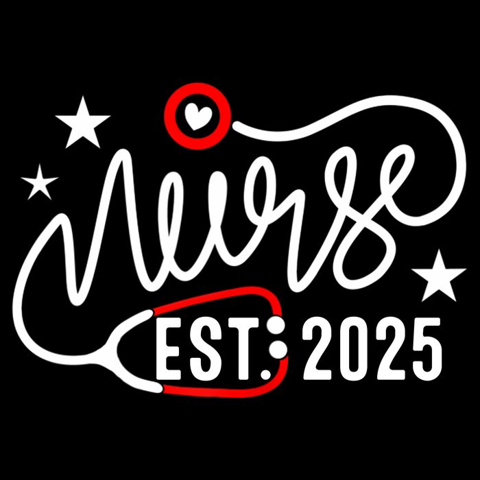 New Nurse Est 2025 Flat Bill Trucker Hat
